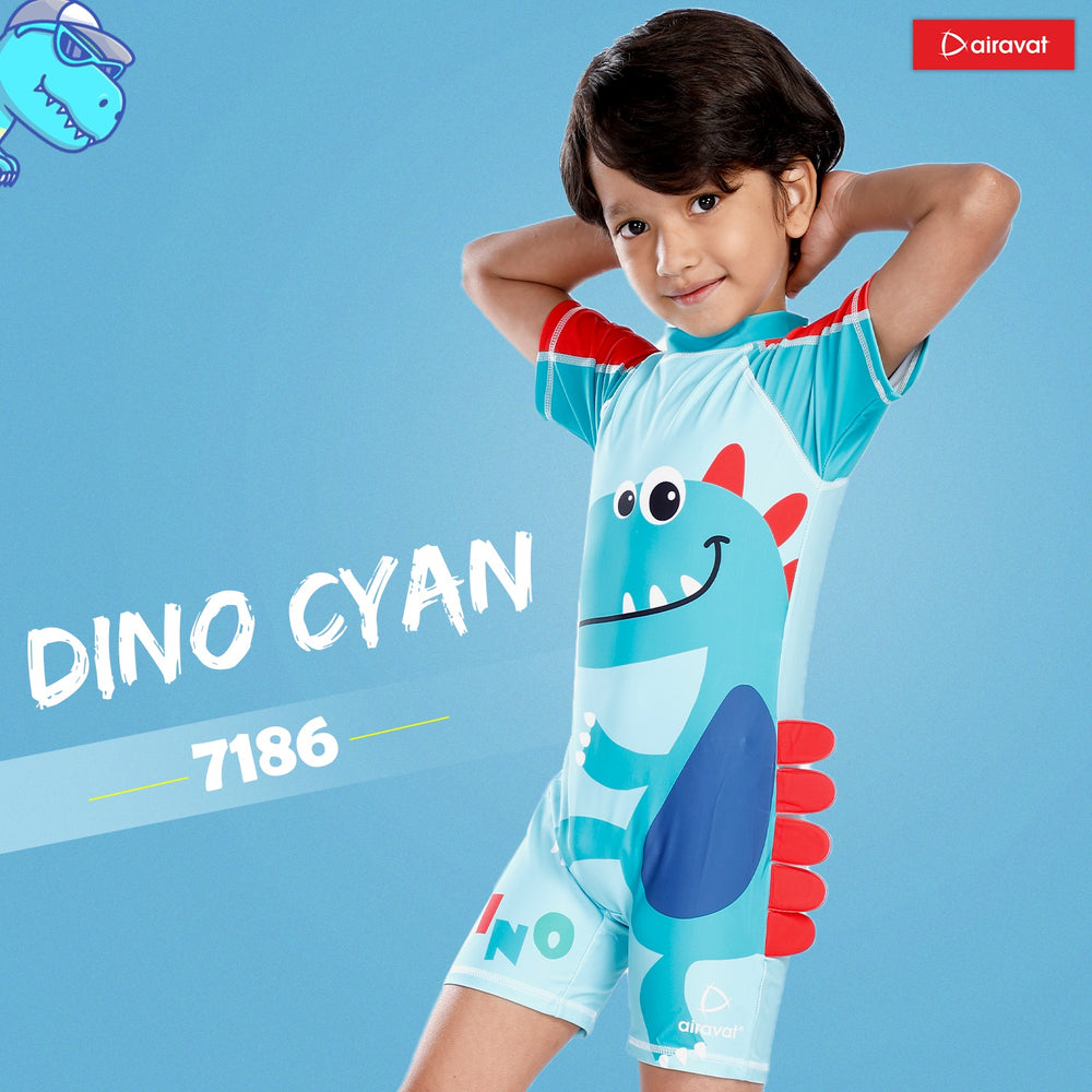 Airavat 1513 Kids Swimming Costume – Comfortable One-Piece Swimwear for Boys & Girls, Stretchable Fabric, Pool Training & Water Activities Use