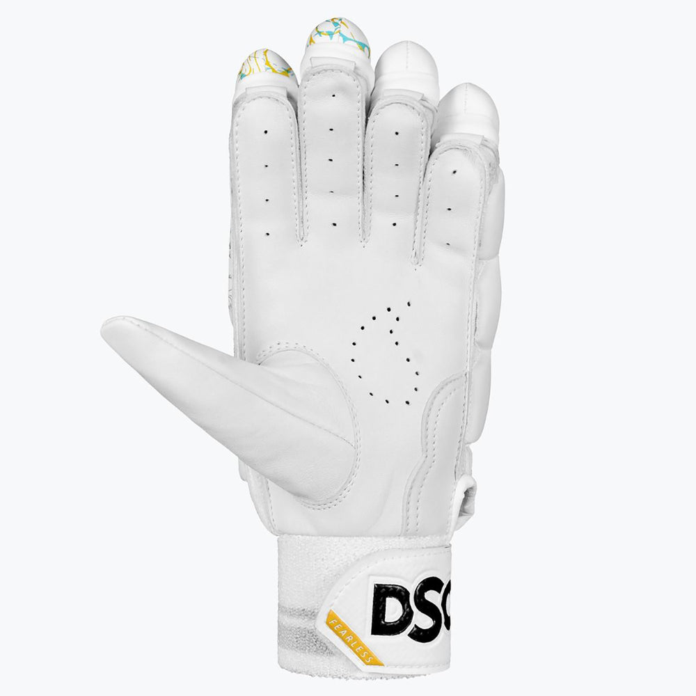 DSC Flite Right-Hand Men’s Cricket Batting Gloves – Premium Protection & Comfort(White) - Best Price online Prokicksports.com