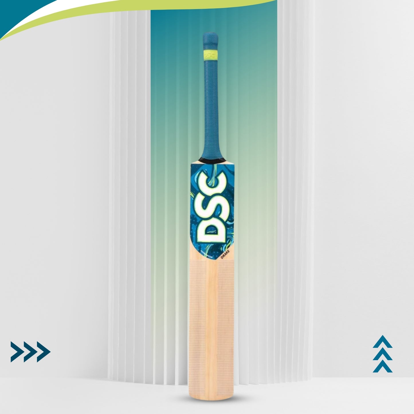 DSC Drake Kashmir Willow Cricket Bat | Lightweight & Powerful | Perfect for All-Round Stroke Play - Best Price online Prokicksports.com
