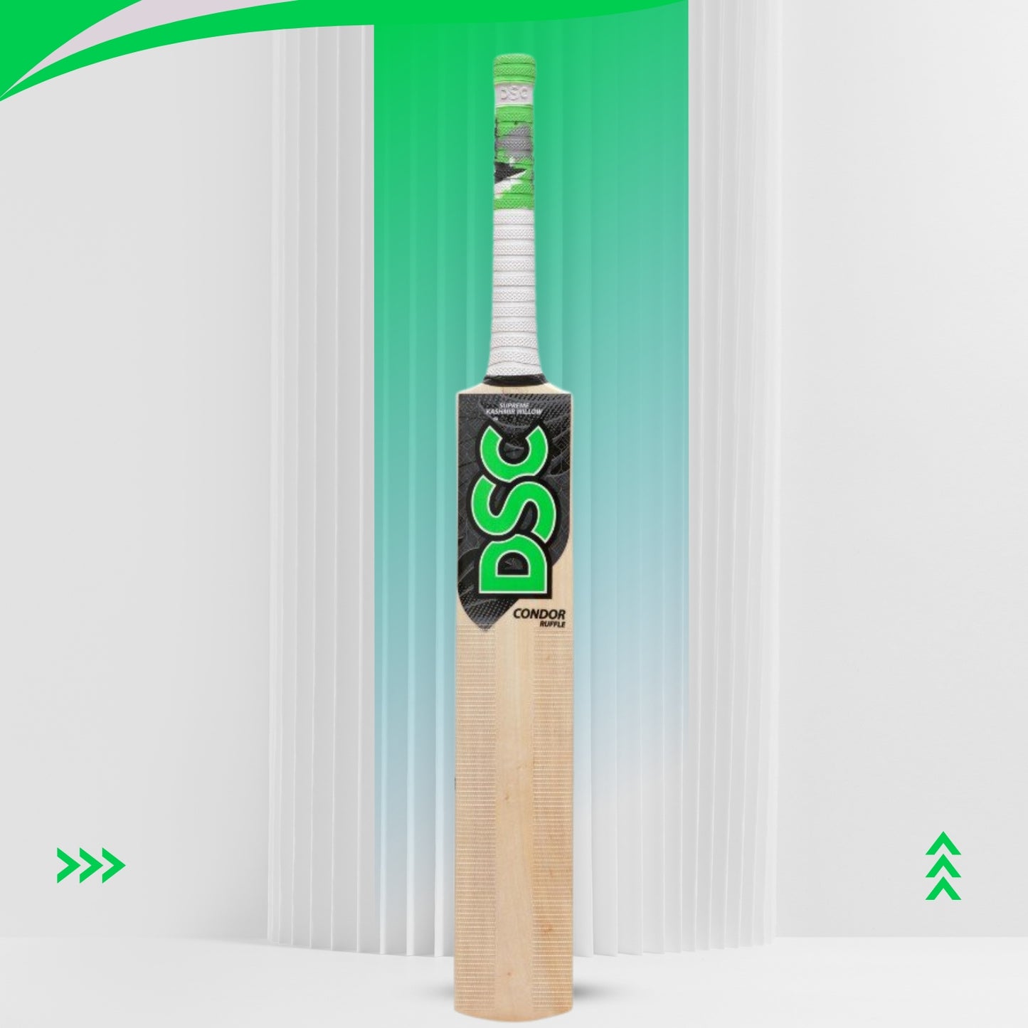 DSC Condor Ruffle Kashmir Willow Cricket Bat - Best Price online Prokicksports.com