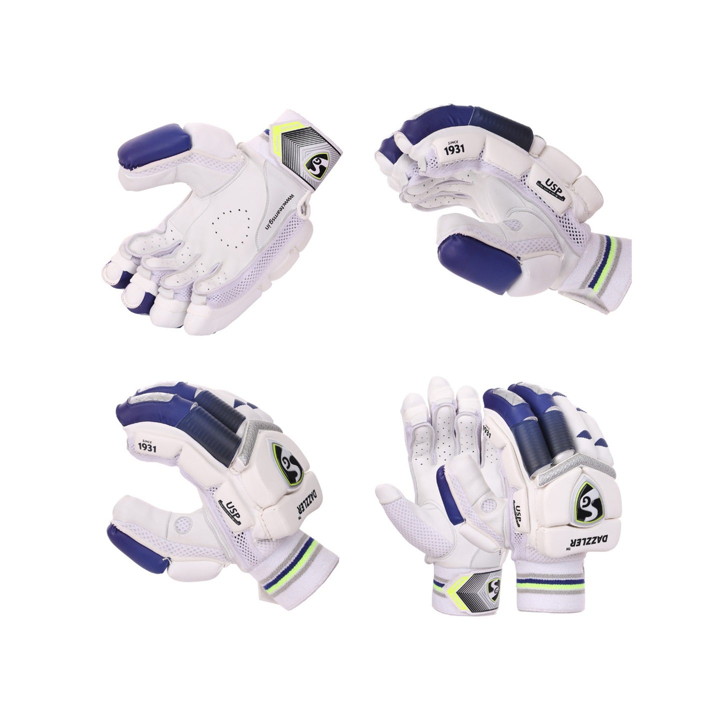 SG Dazzler Batting Gloves - Right Hand - Best Price online Prokicksports.com