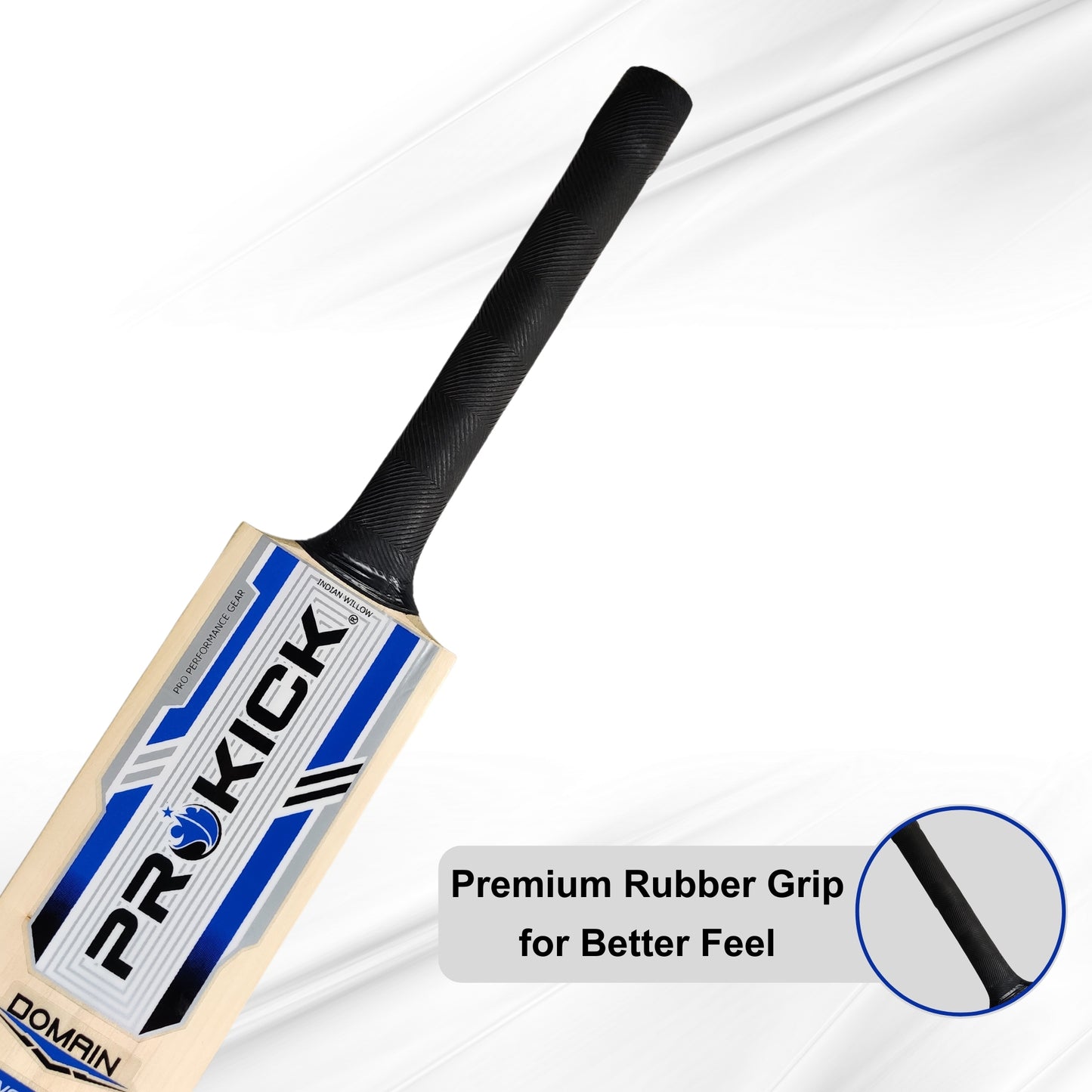 Prokick Domain Indian Willow Cricket Tennis Ball Bat - Best Price online Prokicksports.com