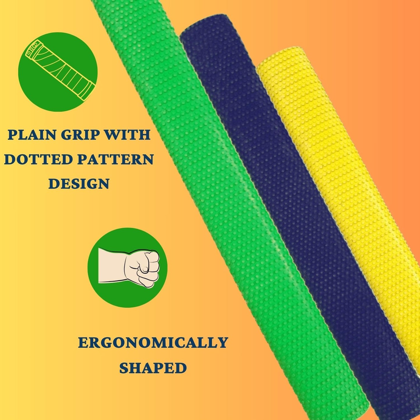 Prokick Cricket Bat Grip, Dotted (Assorted Color) - Best Price online Prokicksports.com