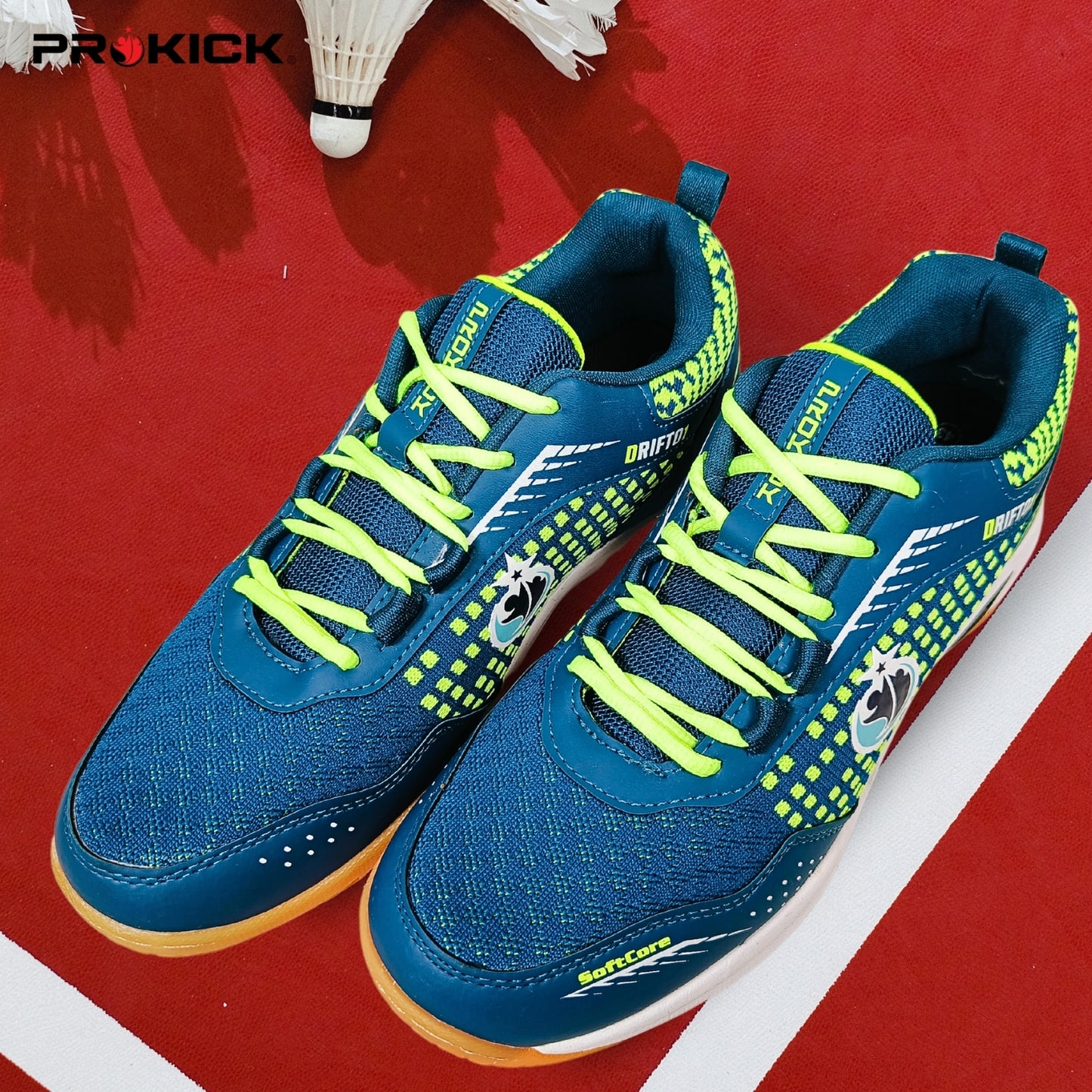 Prokick Drift 01 Badminton Shoes | EVA & Rubber Sole with Breathable Mesh Upper - Best Price online Prokicksports.com