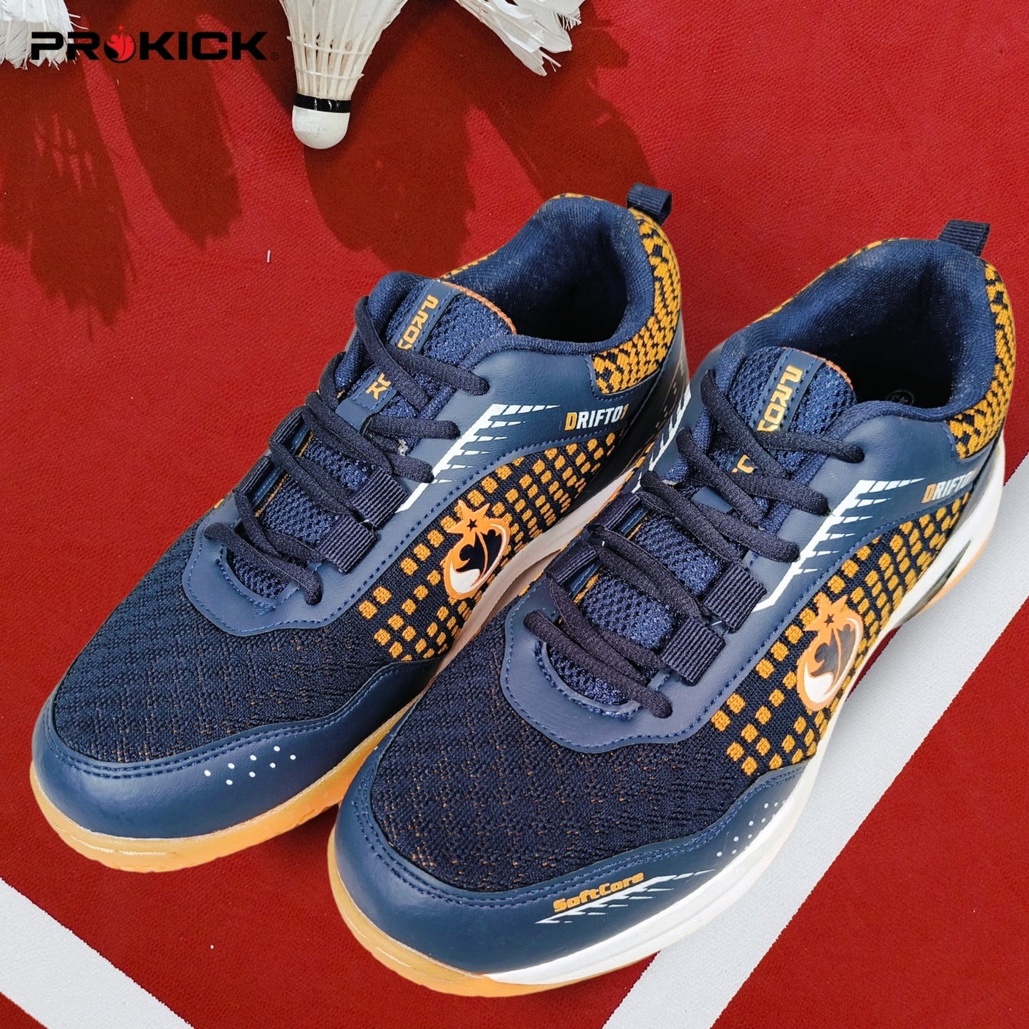 Prokick Drift 01 Badminton Shoes | EVA & Rubber Sole with Breathable Mesh Upper - Best Price online Prokicksports.com