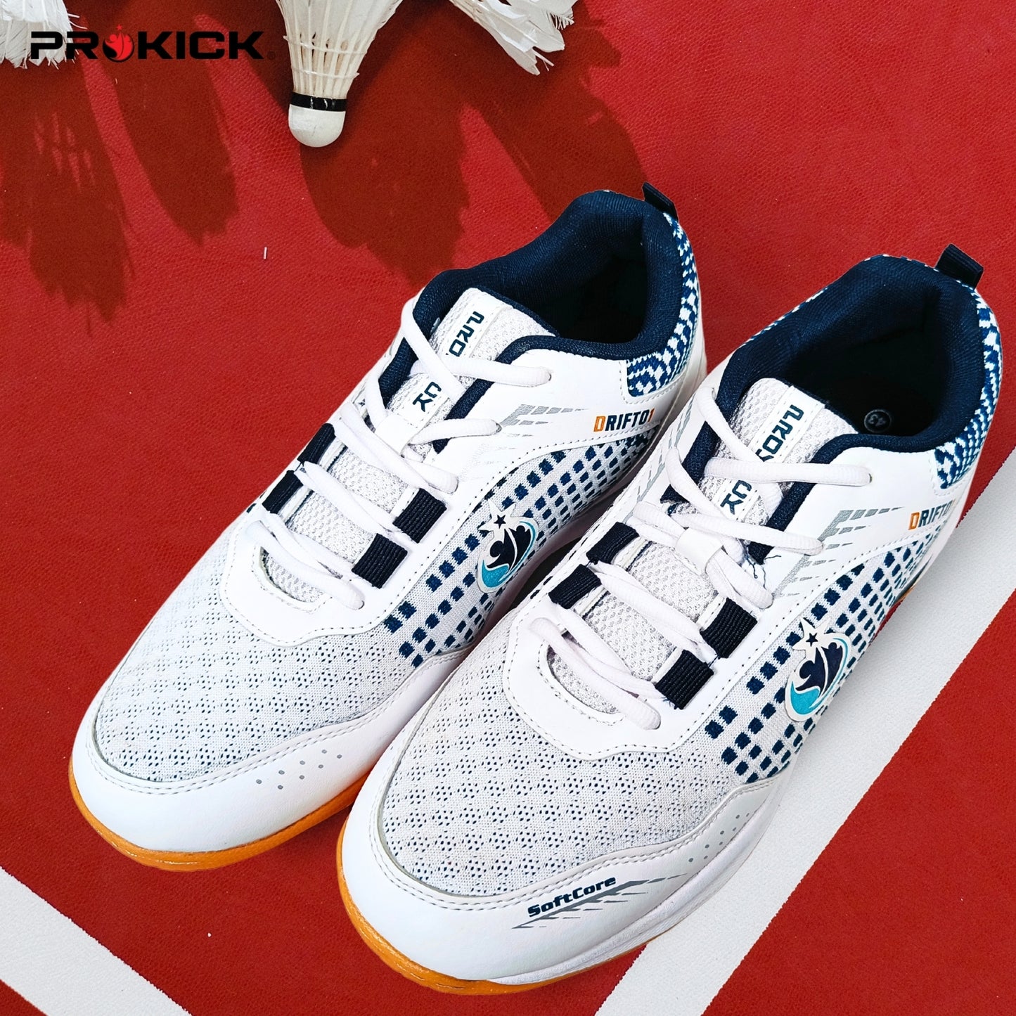 Prokick Drift 01 Badminton Shoes | EVA & Rubber Sole with Breathable Mesh Upper - Best Price online Prokicksports.com