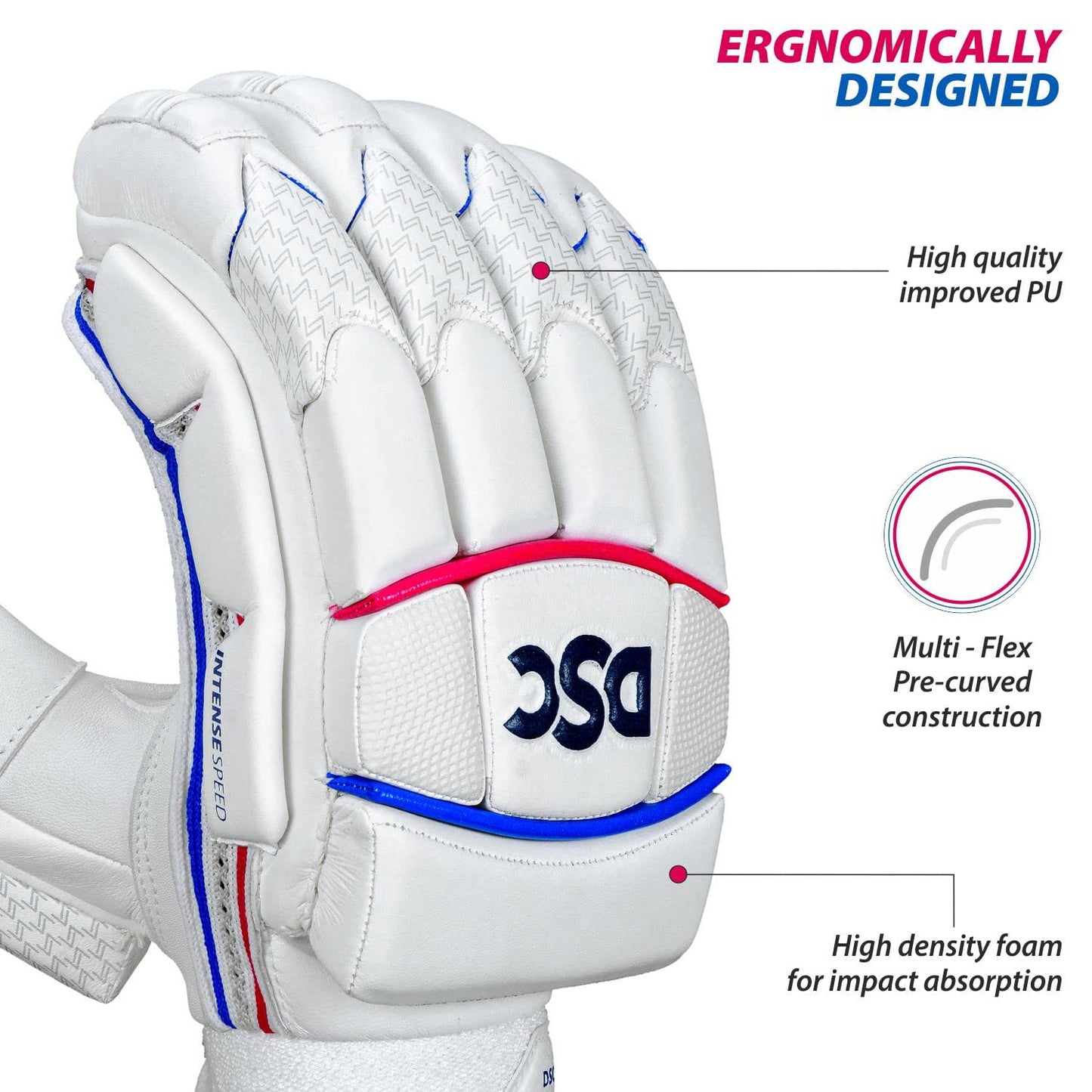 DSC Intense Speed RH Batting Gloves - Best Price online Prokicksports.com