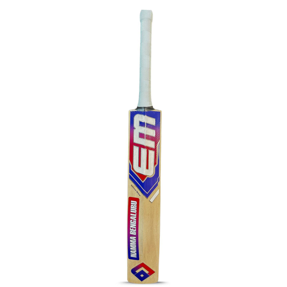 EM Namma Bengaluru Kashmir Willow Cricket Bat - SH | Handcrafted Bat for Leather Ball Cricket - Best Price online Prokicksports.com