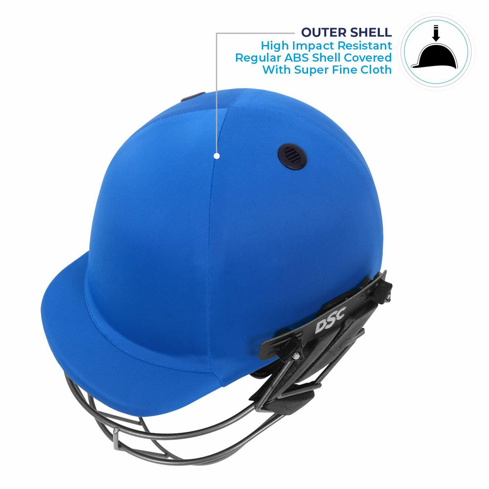 DSC Fort 44 Cricket Helmet – Lightweight High-Impact Protection Helmet with Adjustable Grill and Ventilation for Professional and Club Cricketers - Best Price online Prokicksports.com