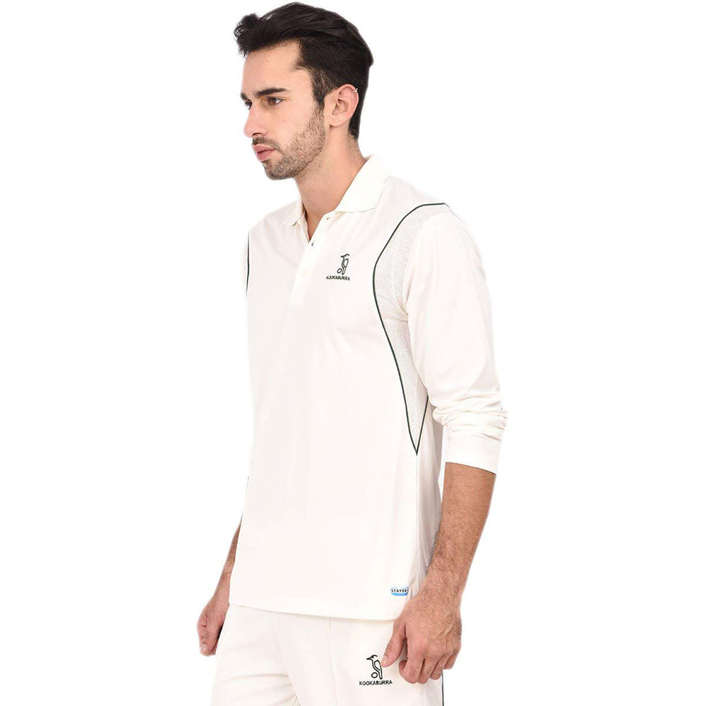 Kookaburra Full Sleeve Cricket Shirt – Breathable Lightweight Match Jersey for Comfort, Performance & Sun Protection on the Field - Best Price online Prokicksports.com
