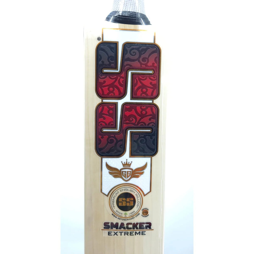 SS GG Smacker Extreme English Willow Cricket Bat – Thick Edge Lightweight Power Bat for Leather Ball Cricket, Professional & Club Level Play - Best Price online Prokicksports.com