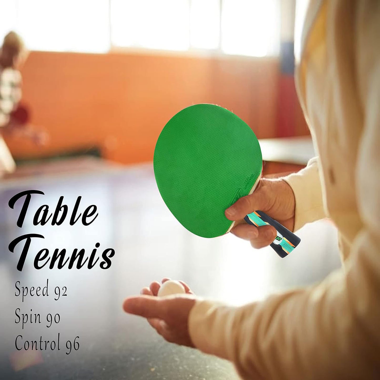 GKI Green Hunt Table Tennis Bat - Best Price online Prokicksports.com