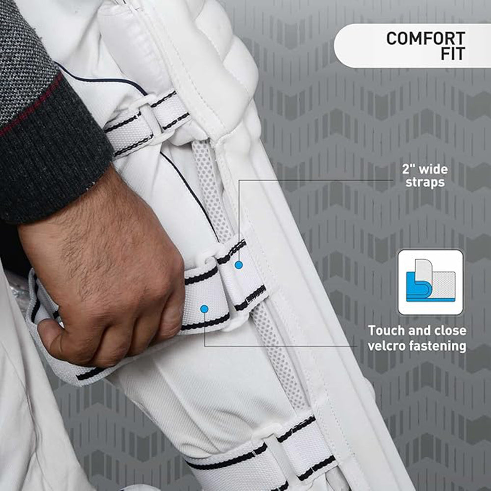 GM 505 RH Batting Legguard – Right Handed | Lightweight, Durable, and Comfortable Cricket Pads for Maximum Protection - Best Price online Prokicksports.com