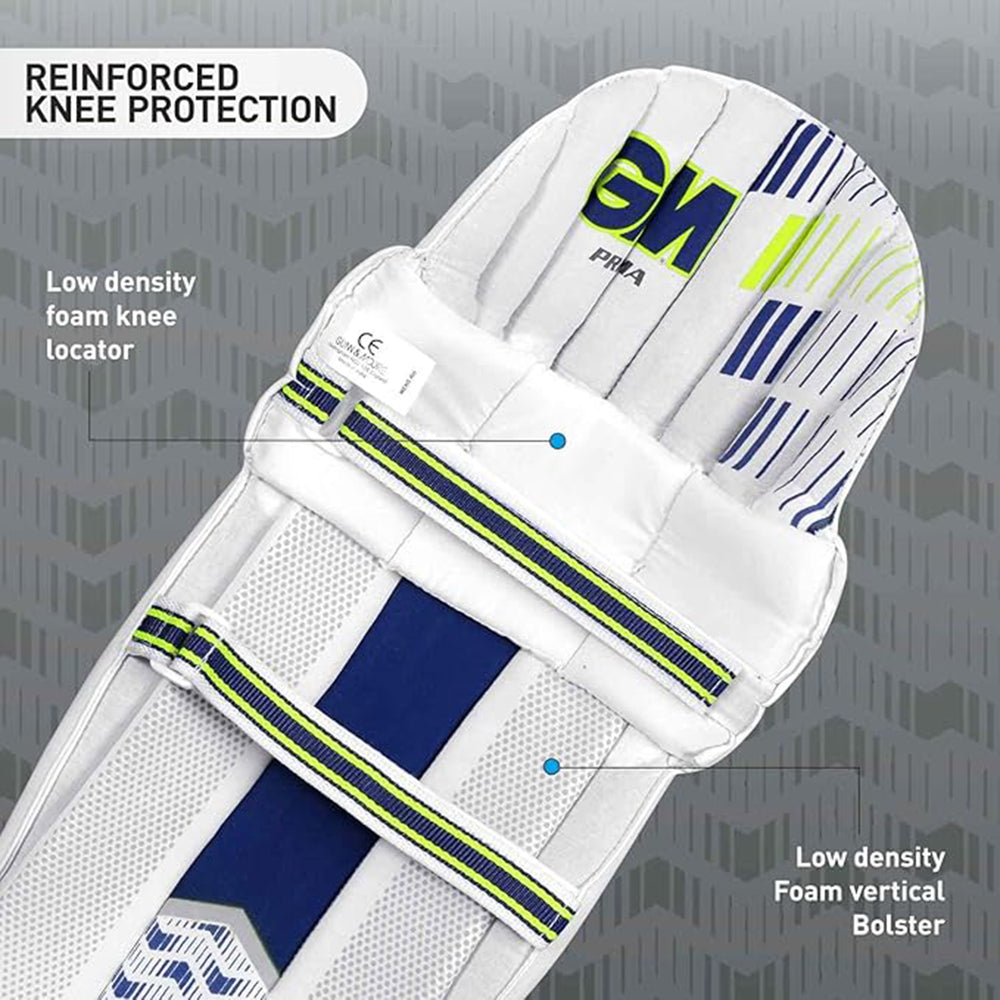 GM Prima RH Batting Legguard – Men’s | Lightweight, Durable, and Ergonomically Designed Cricket Pads for Superior Protection - Best Price online Prokicksports.com