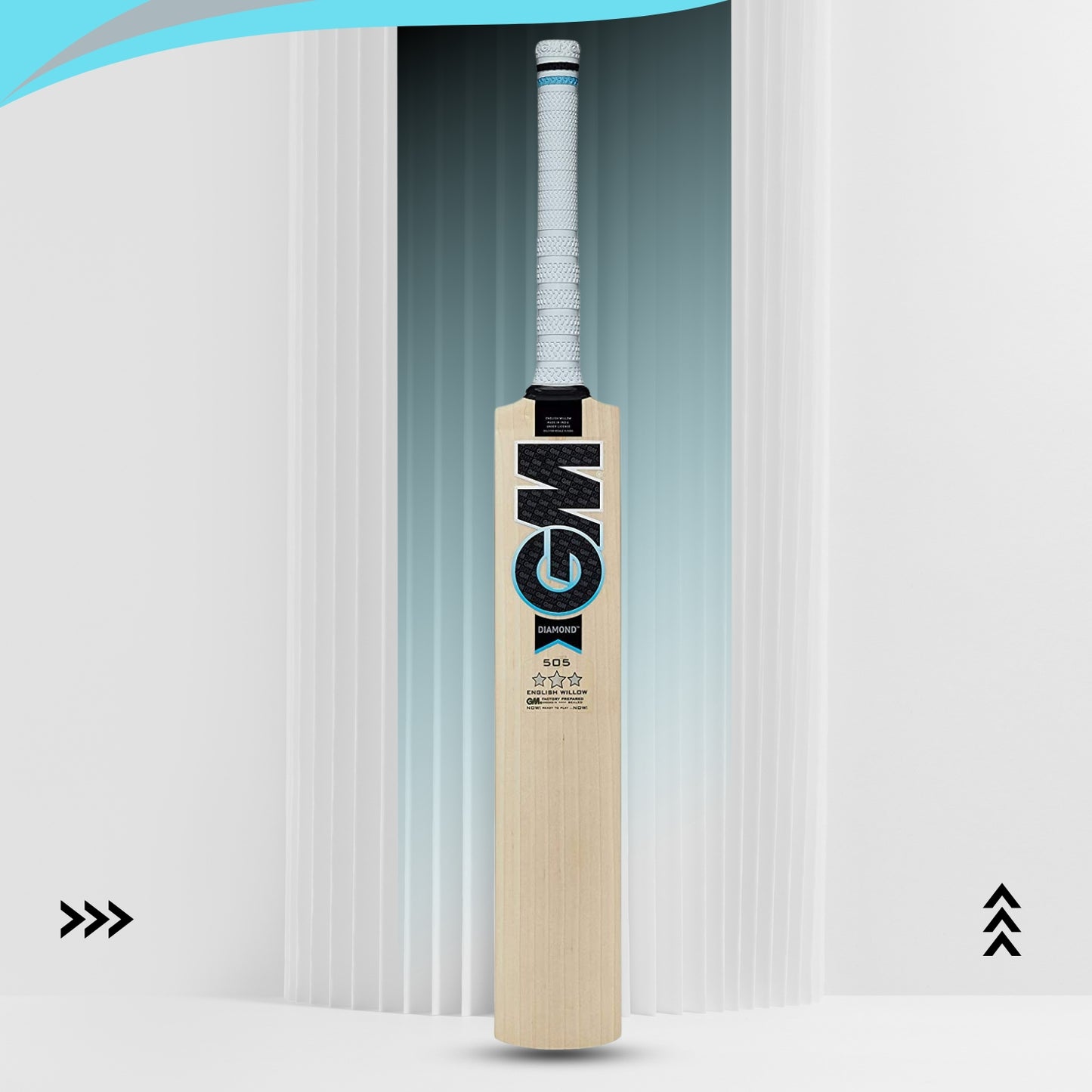GM Diamond 505 English Willow Cricket Bat - Best Price online Prokicksports.com