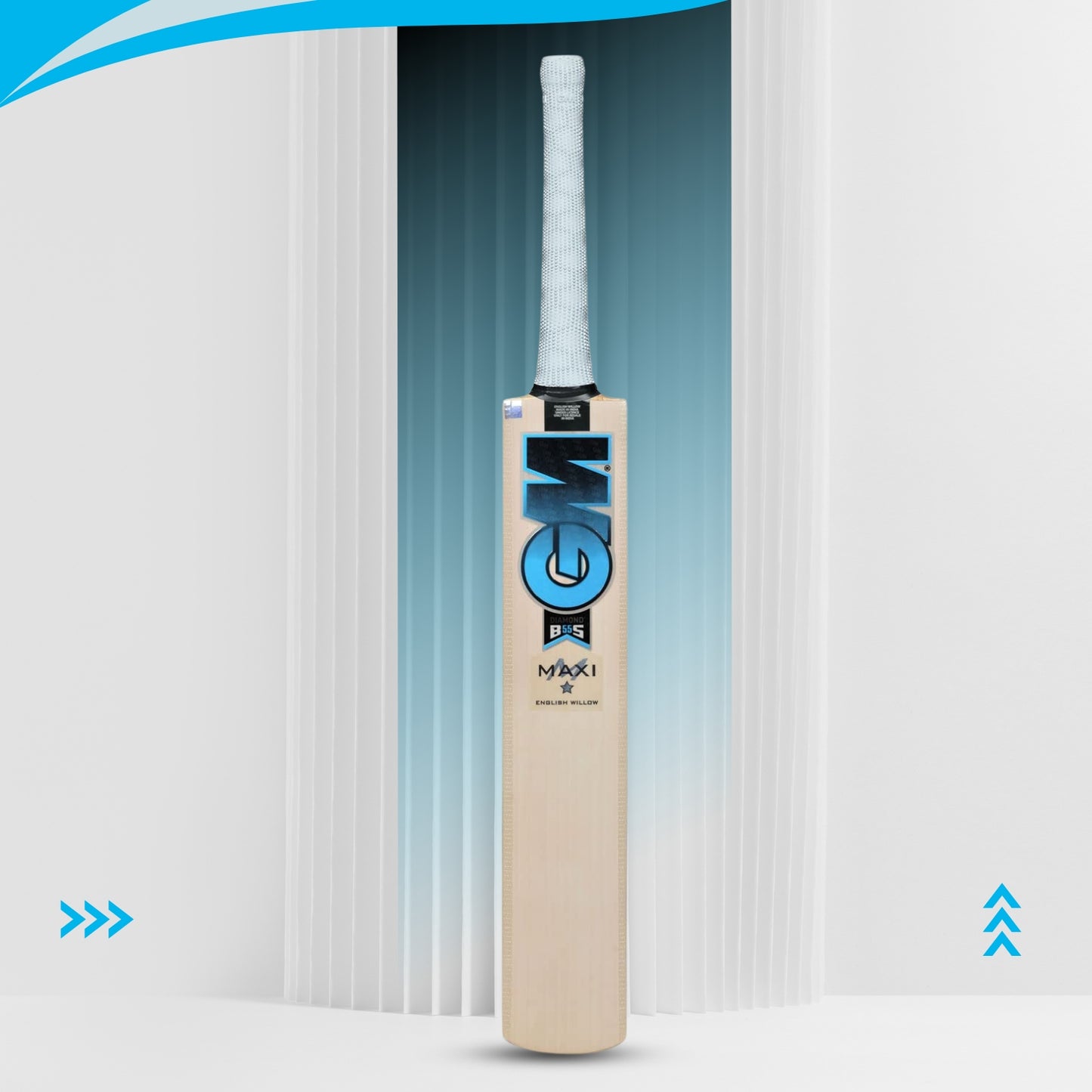 GM Diamond Maxi English Willow Cricket Bat - Best Price online Prokicksports.com
