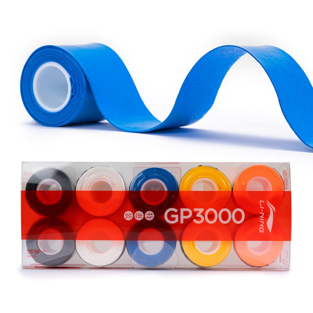 Li-Ning GP 3000 Badminton Racquet Overgrip - Assorted (Pack of 10) - Best Price online Prokicksports.com