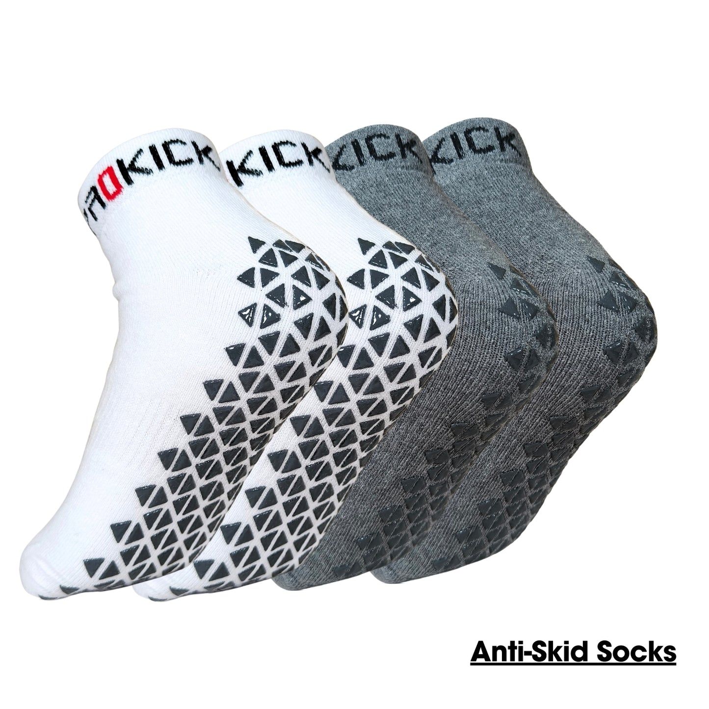 Prokick Anti Skid Socks for Men & Women, 2 Pairs - Best Price online Prokicksports.com