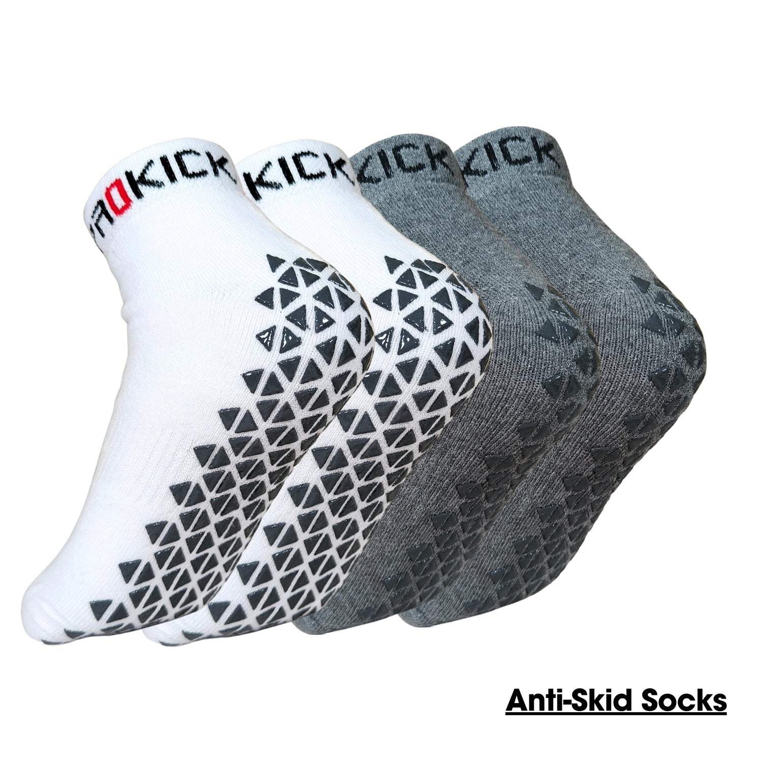 Prokick Anti Skid Socks for Men & Women, 2 Pairs - Best Price online Prokicksports.com