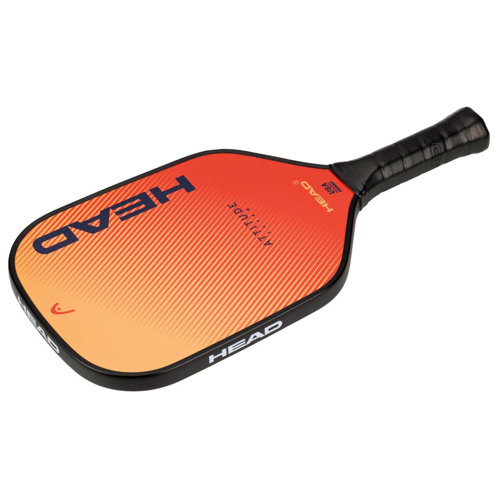 Head Attitude Suprm Pickleball Paddle | Lightweight 230g | Orange/Red | 4 1/8 Grip Size | Durable & Powerful for Control & Spin - Best Price online Prokicksports.com