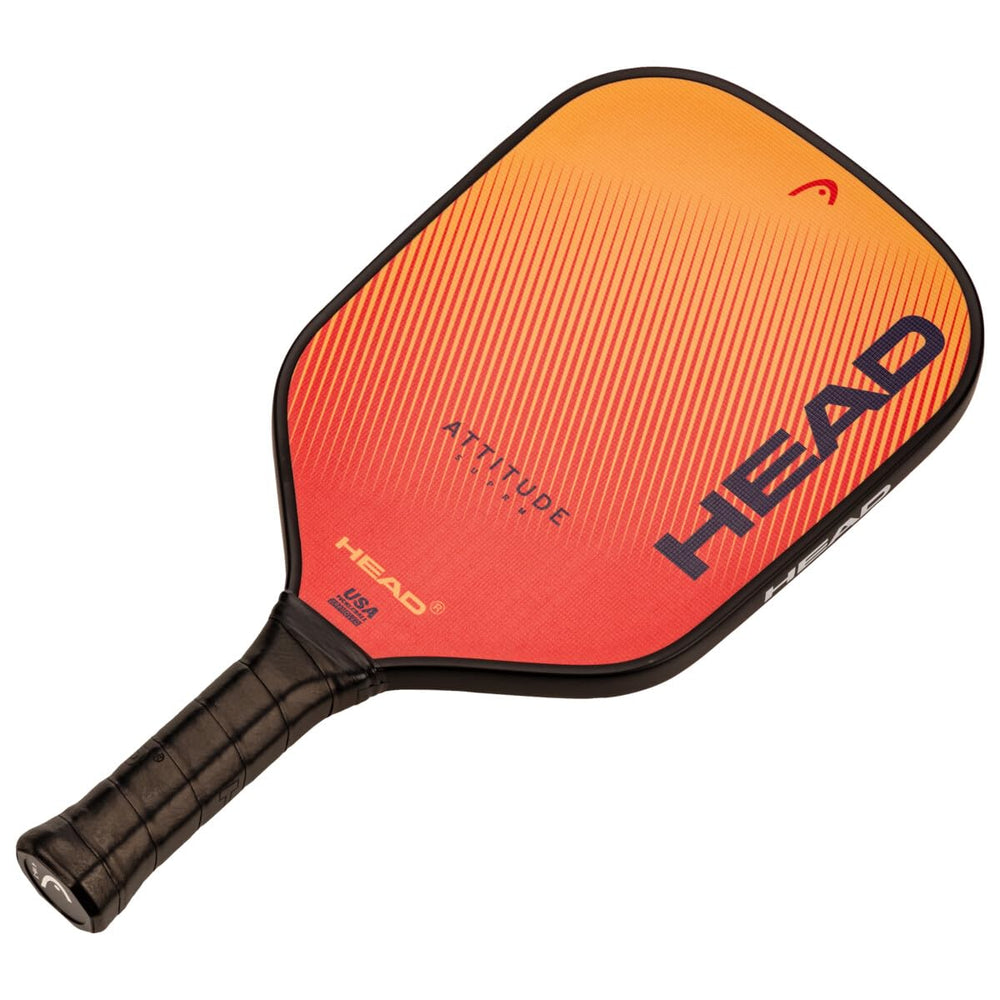 Head Attitude Suprm Pickleball Paddle | Lightweight 230g | Orange/Red | 4 1/8 Grip Size | Durable & Powerful for Control & Spin - Best Price online Prokicksports.com