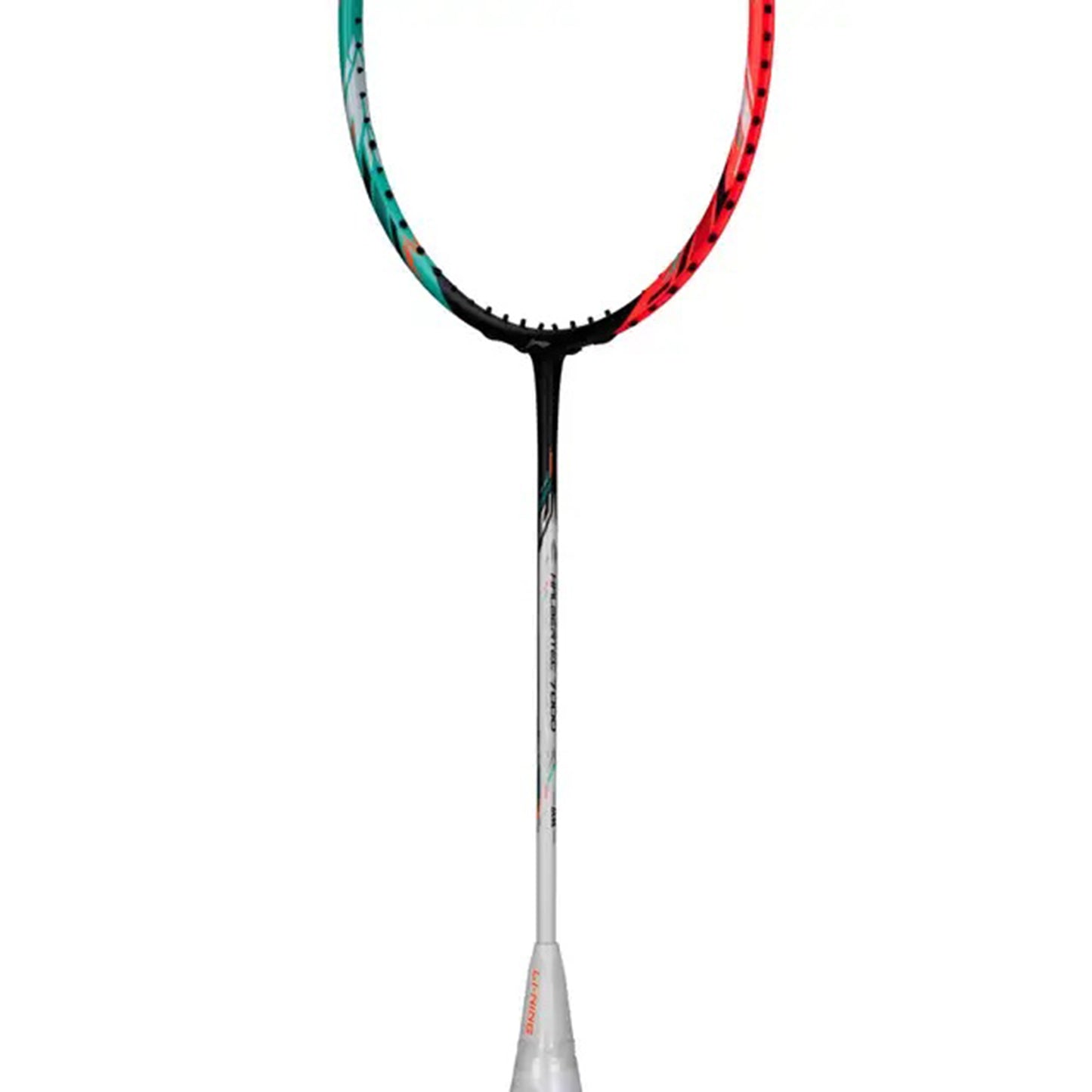 Li-Ning Halbertec 7000 Badminton Racket | 4U5 Unstrung Professional Racquet for Power & Precision | Green/Orange | Ultra-Strong Carbon Fiber Frame | High-Tension Support | Lightweight & Durable for Advanced Players - Best Price online Prokicksports.com