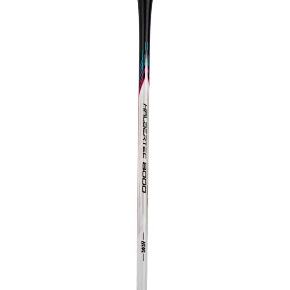 Li-Ning Halbertec 8000 Professional Badminton Racquet – 4UG5, Unstrung, Lightweight & High-Speed Attack (Black/Blue/Pink) for Advanced Players - Best Price online Prokicksports.com
