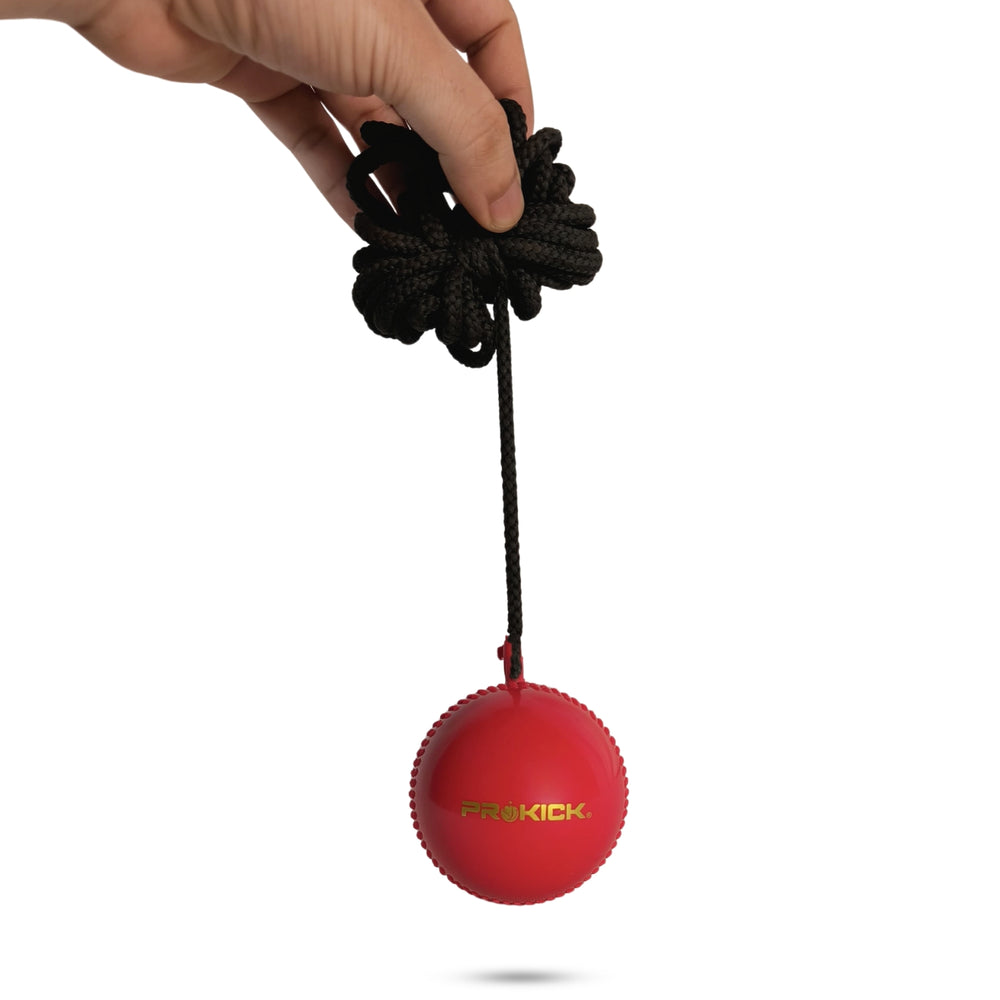 Prokick Infinity Synthetic Hanging Ball with Cord, Red - 1PC - Best Price online Prokicksports.com