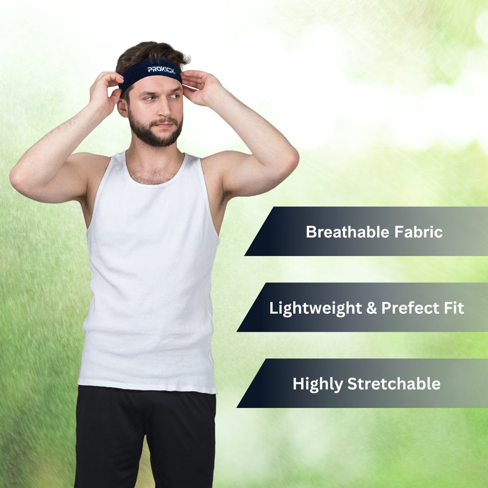 Prokick Sports Head Band for Men and Women, Pack of 1 - Best Price online Prokicksports.com