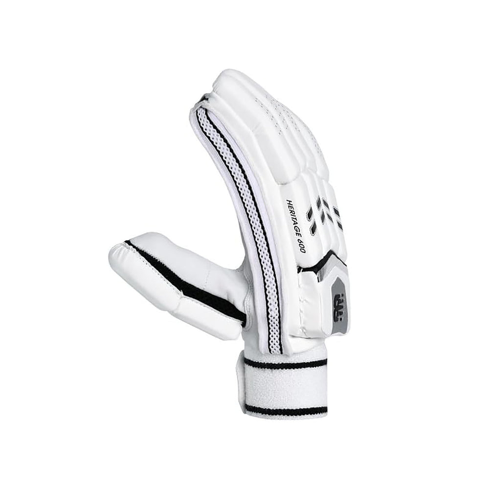 New Balance Heritage 6i RH Batting Gloves – White/Black Cricket Gloves for Grip, Comfort, Breathability & Hand Protection - Best Price online Prokicksports.com