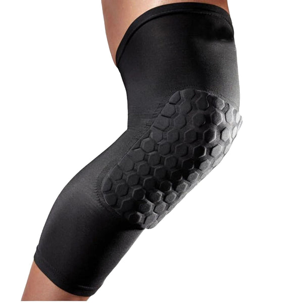Vector X Honey Comb Knee Pad with Anti-Slip | Shock-Absorbing Sports Knee Support for Basketball, Volleyball, Gym, and Outdoor Training
