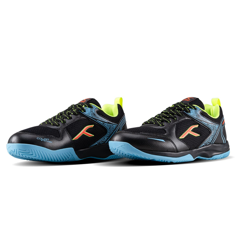 Hundred Court Step PBX Men's Pickleball Shoes | Non-Marking Gum Rubber Sole | Lightweight (300g) | Cushioned EVA Midsole | Indoor Court Sports – Badminton, Tennis Shoes - Best Price online Prokicksports.com