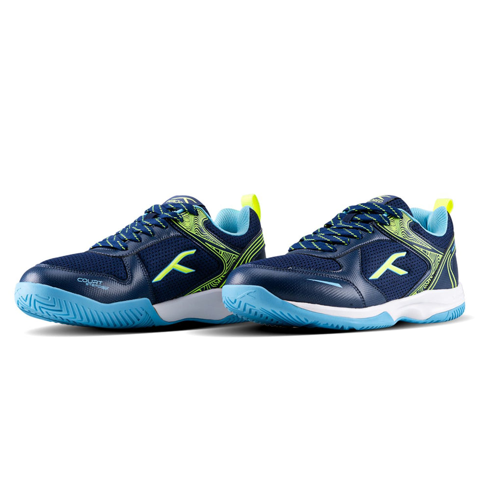 Hundred Court Step PBX Men's Pickleball Shoes | Non-Marking Gum Rubber Sole | Lightweight (300g) | Cushioned EVA Midsole | Indoor Court Sports – Badminton, Tennis Shoes - Best Price online Prokicksports.com