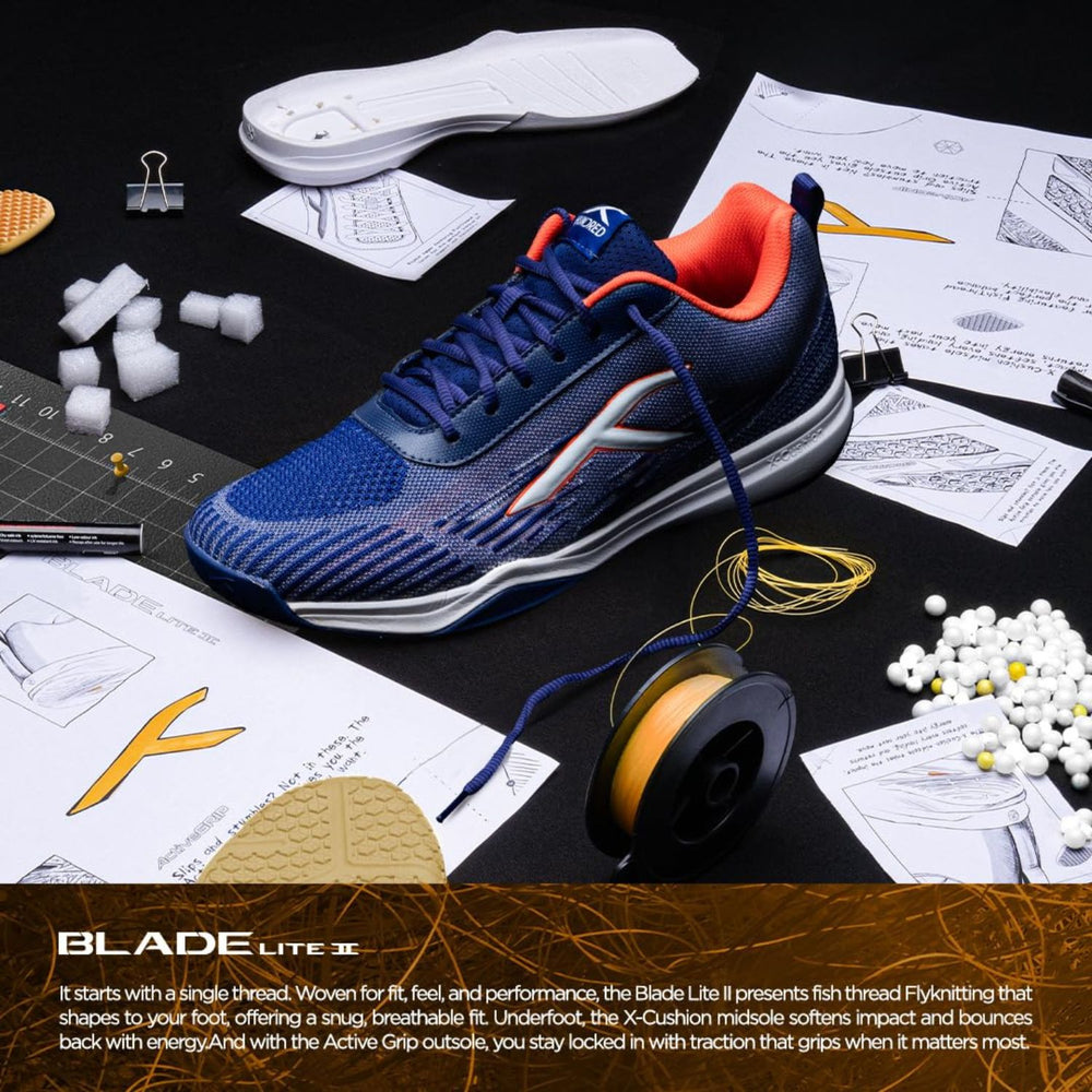 Hundred Blade Lite II Badminton Shoes – Lightweight Court Shoes for Speed, Grip, and Comfort - Best Price online Prokicksports.com