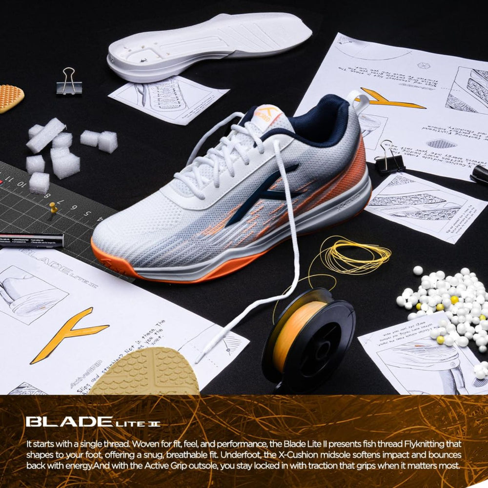 Hundred Blade Lite II Badminton Shoes – Lightweight Court Shoes for Speed, Grip, and Comfort - Best Price online Prokicksports.com