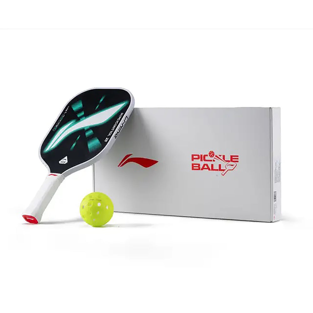 Li-Ning Hyper Control 2 Pickleball Paddle – Ultra-Light 220g Paddle with 4 1/8 Grip for Control, Spin & Balance – Ideal for Precision Players - Best Price online Prokicksports.com
