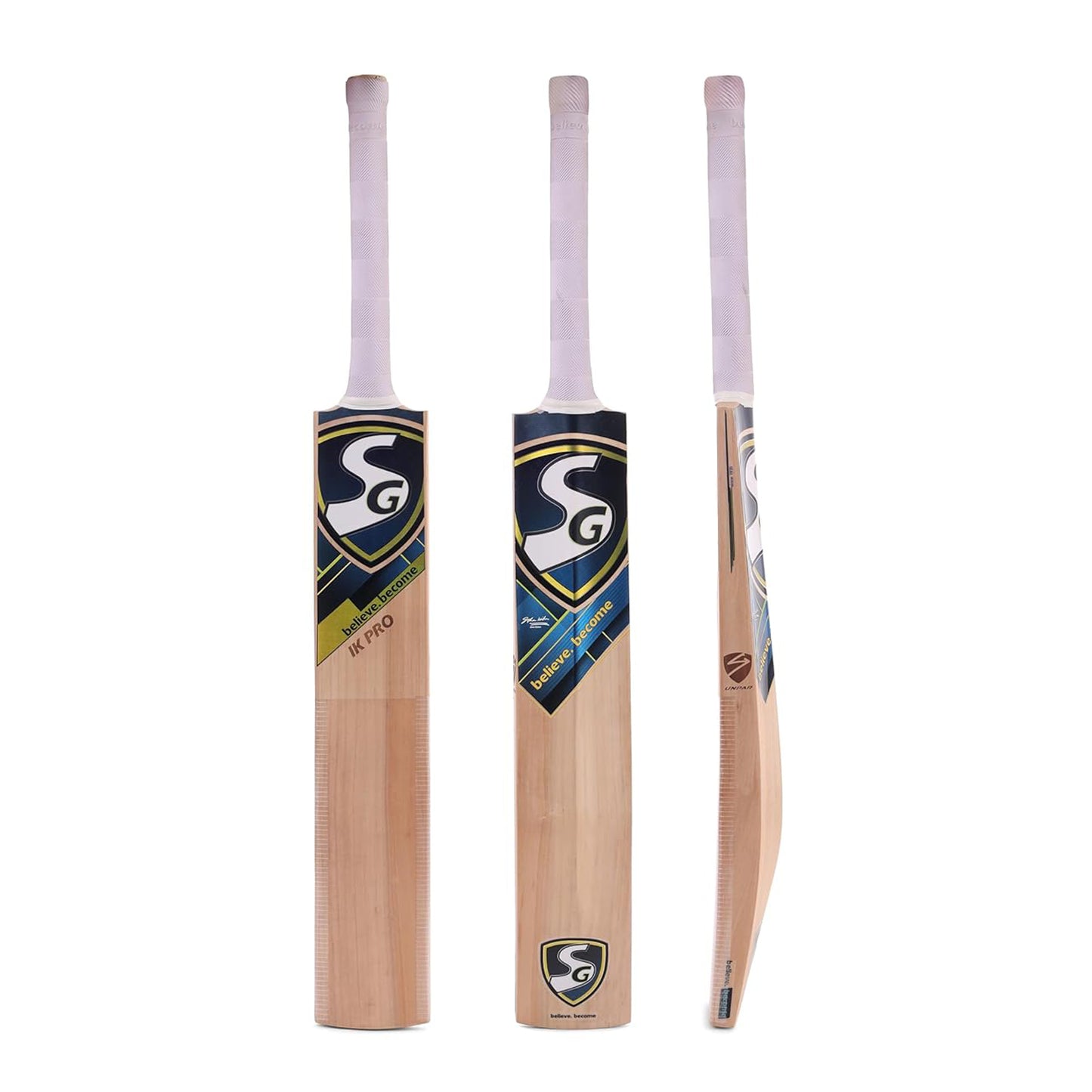 SG IK PRO Kashmir Willow Cricket Bat –Lightweight, Durable & High-Performance Cricket Bat for Young Players - Best Price online Prokicksports.com