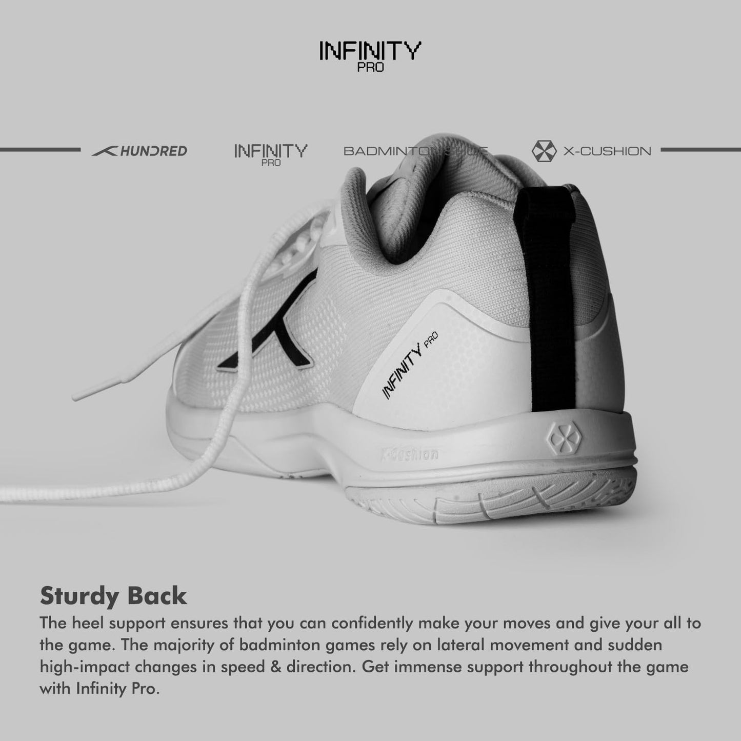 Hundred Infinity Pro Badminton Shoes - Best Price online Prokicksports.com