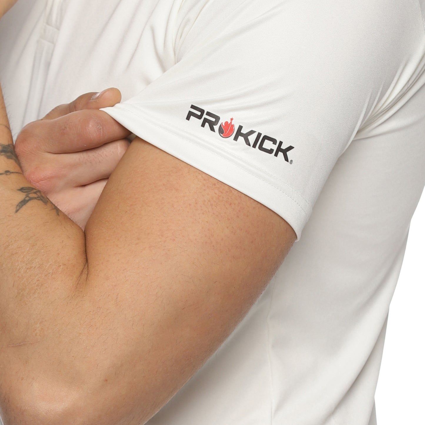 Prokick Ignite Half Sleeves Cricket Jersey Set, T-Shirt with Trouser (Off White) - Best Price online Prokicksports.com