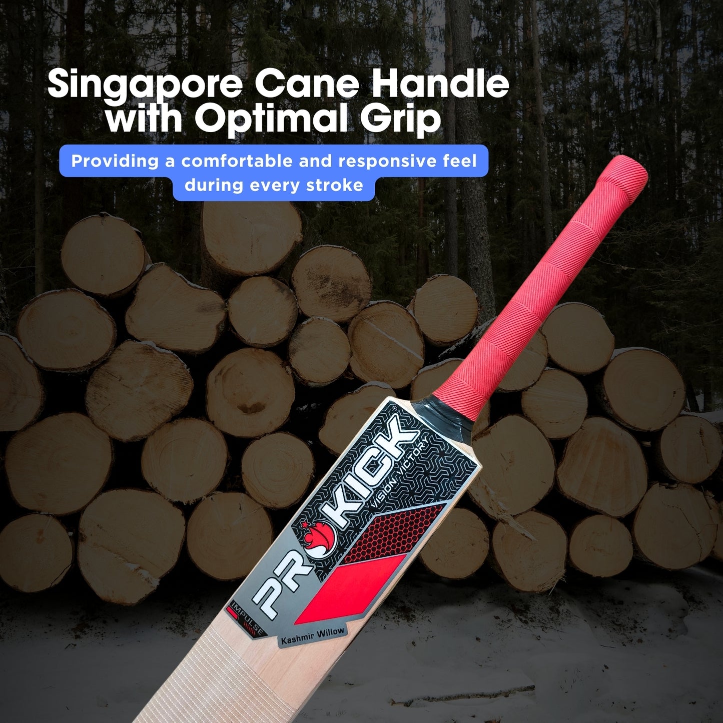 Prokick Impulse Kashmir Willow Cricket Bat - Best Price online Prokicksports.com