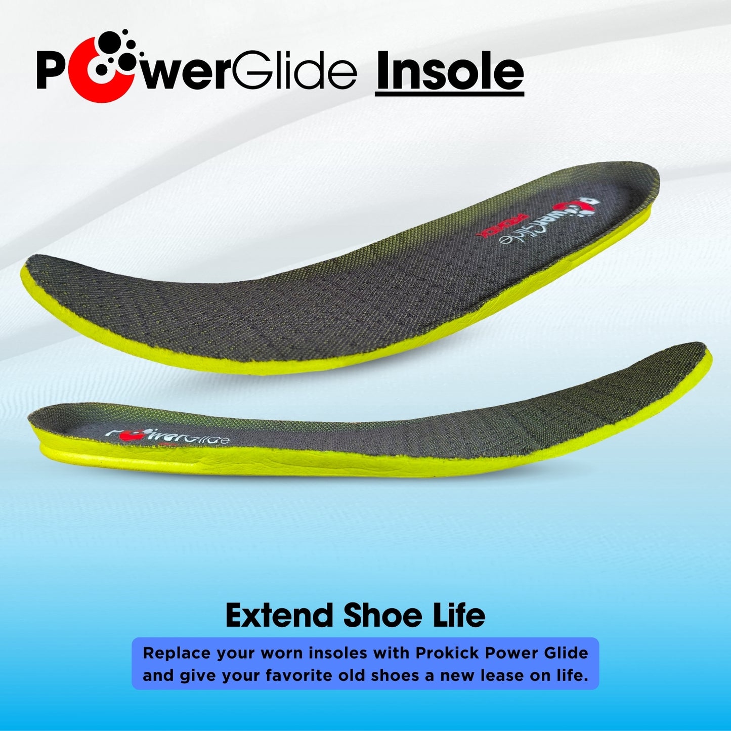 Prokick Power Glide EVA Foam Shoes Insole - Best Price online Prokicksports.com