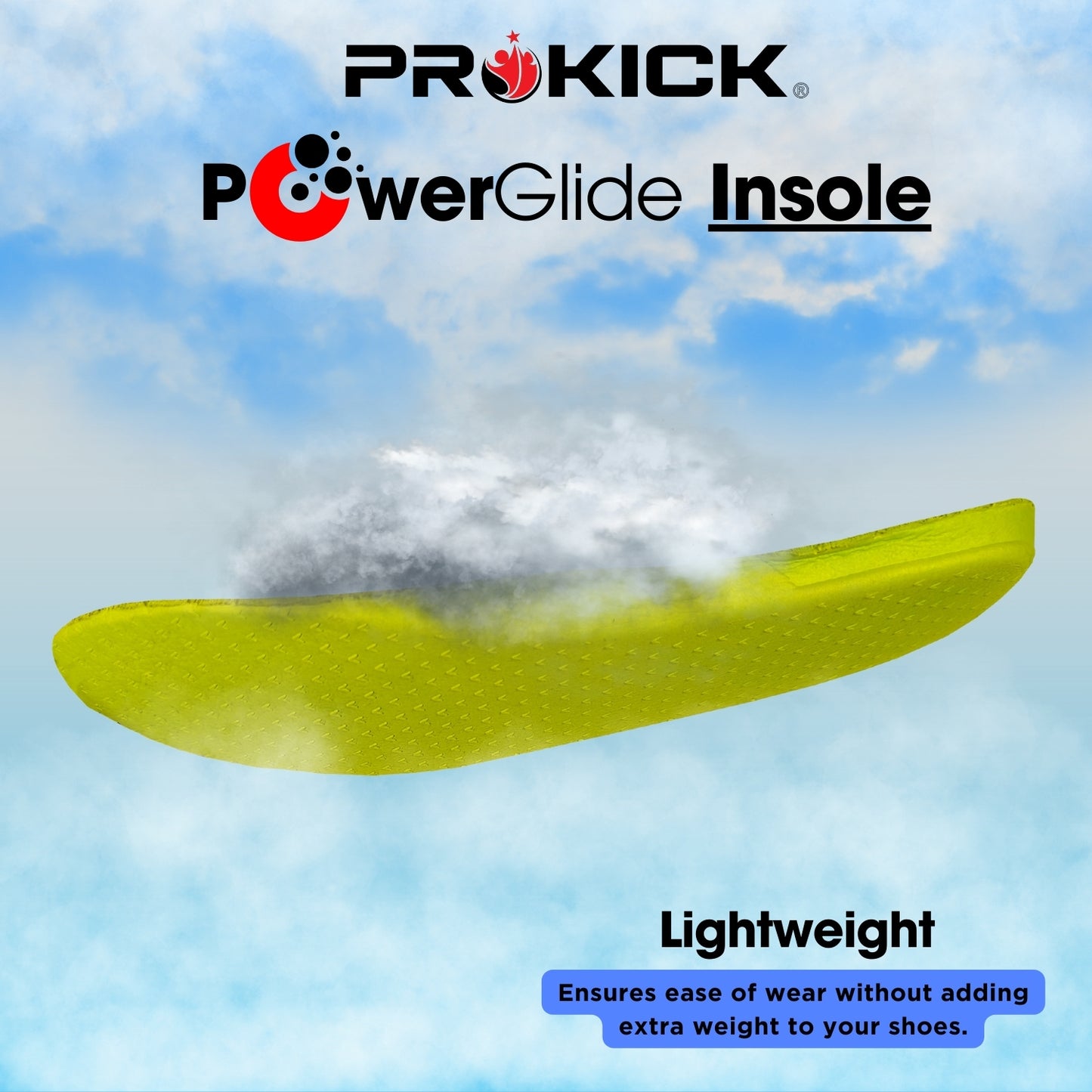 Prokick Power Glide EVA Foam Shoes Insole - Best Price online Prokicksports.com
