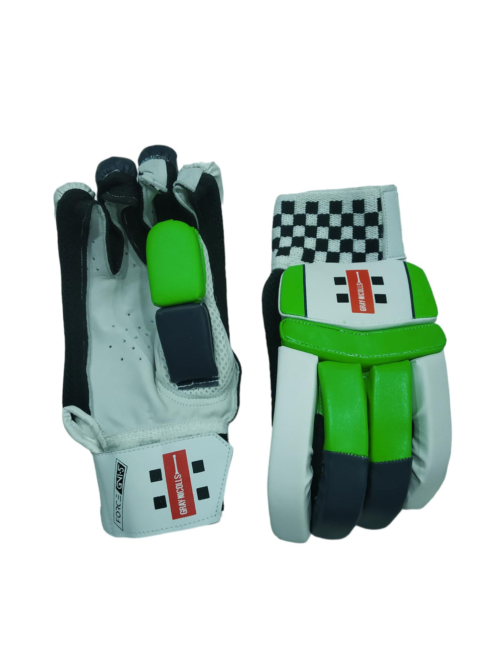 Gray-Nicolls Force Batting Gloves Right Handed | Green/White | Adult