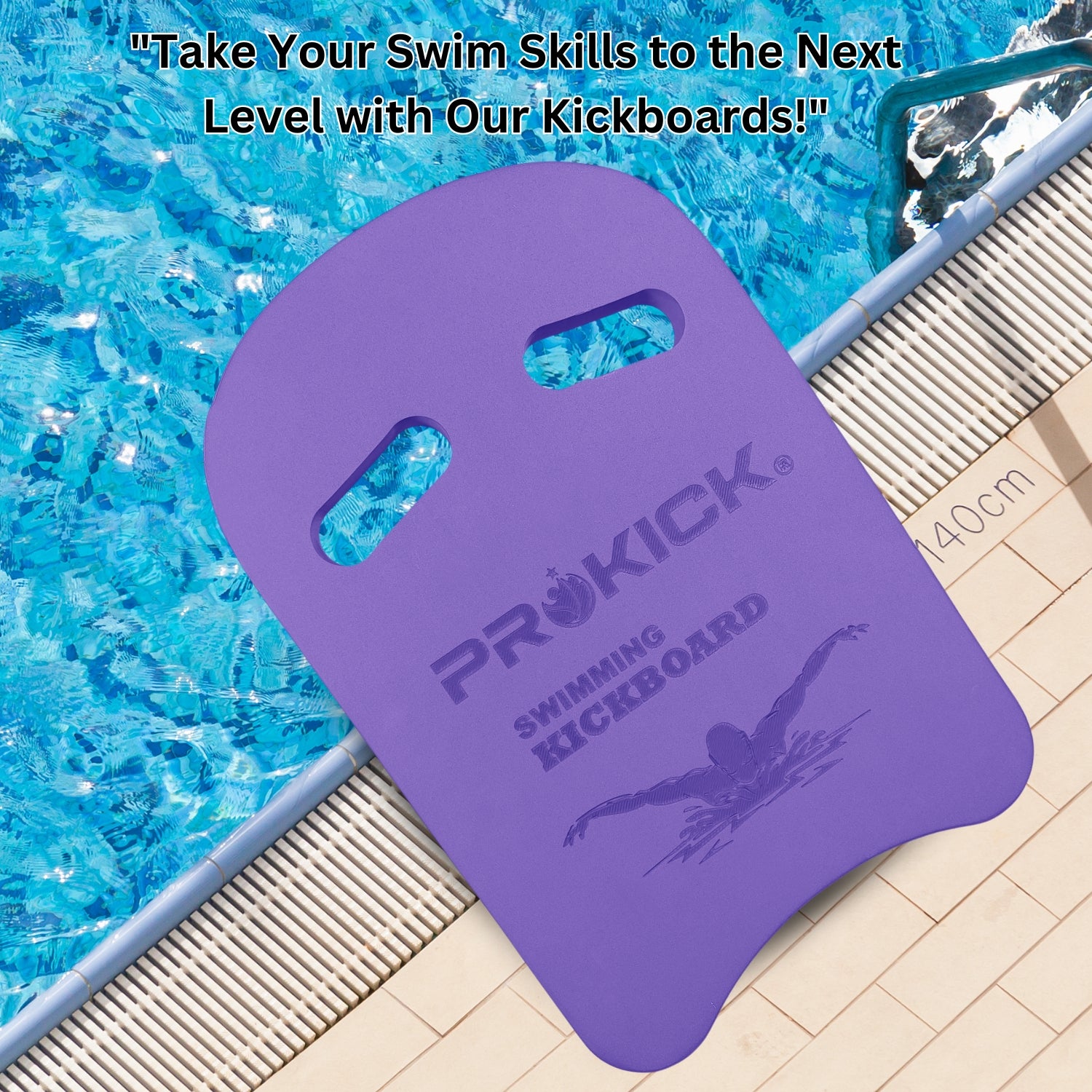 Prokick Unisex Adult Swimming Kickboard - Safe Training Aid Float Hand Board of Foam, Assorted Color - Best Price online Prokicksports.com