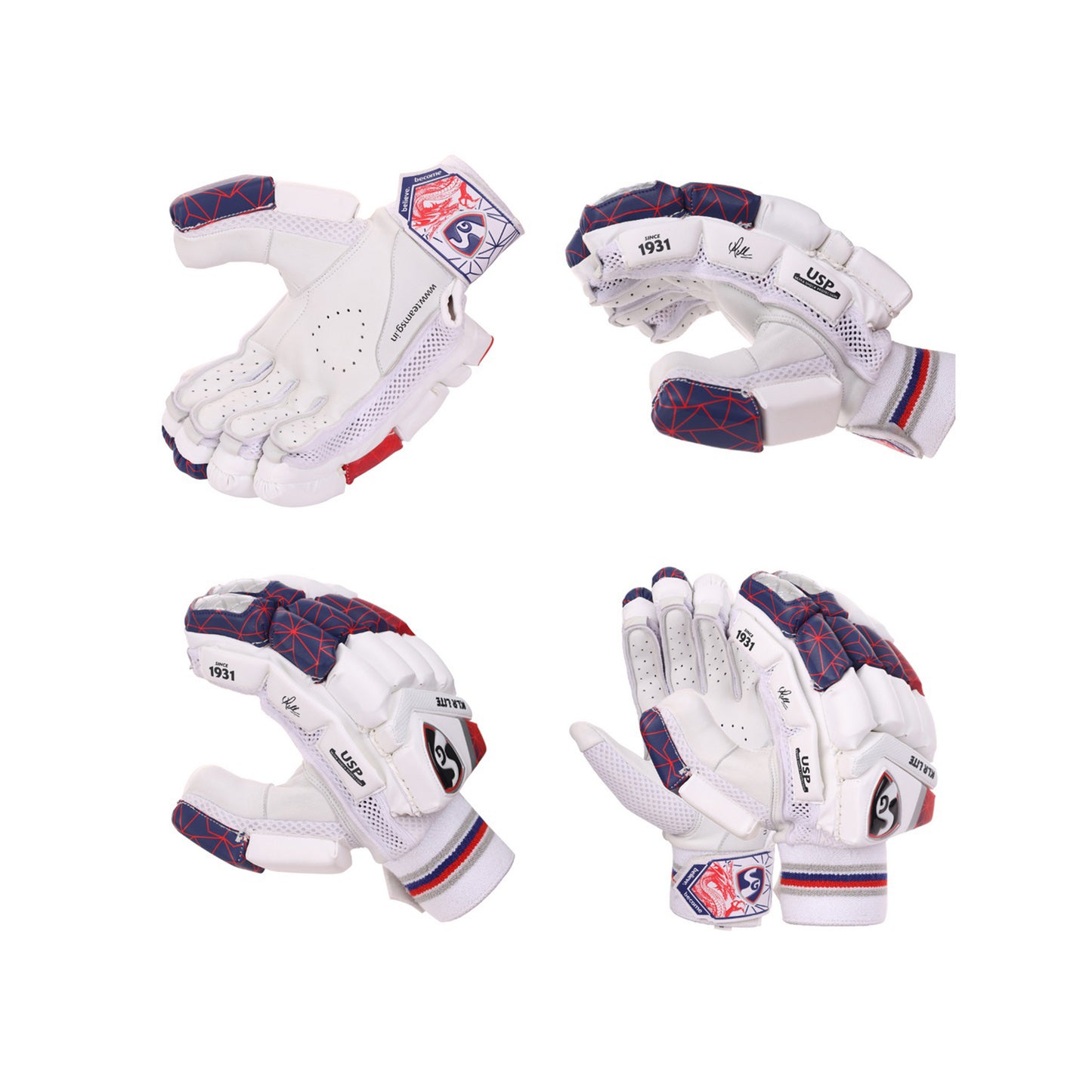 SG Cricket KLR Lite RH Batting Gloves - Best Price online Prokicksports.com