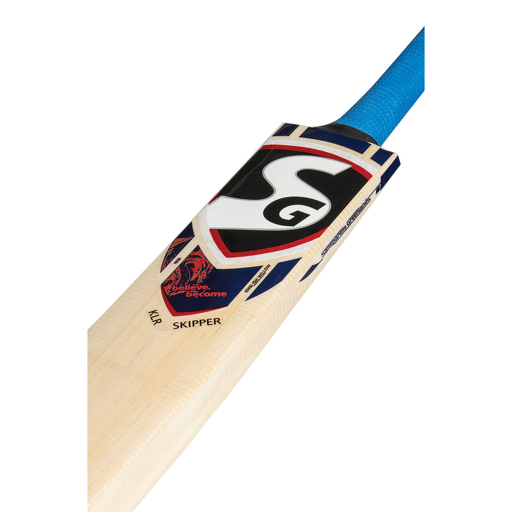SG KLR Skipper Kashmir Willow Cricket Bat – Powerful Lightweight Bat for Beginners and Intermediate Players, Ideal for Leather Ball Matches and Training - Best Price online Prokicksports.com