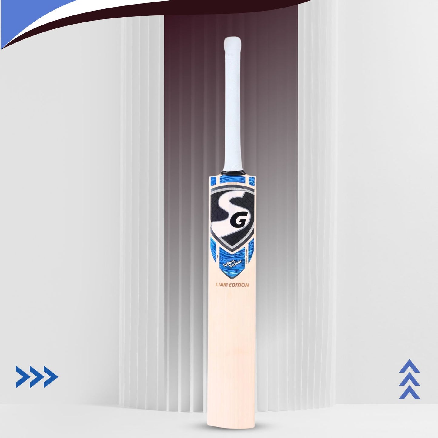 SG Liam Edition Player English Willow Cricket Bat- SH | Premium Grade Willow | Designed for Professionals - Best Price online Prokicksports.com