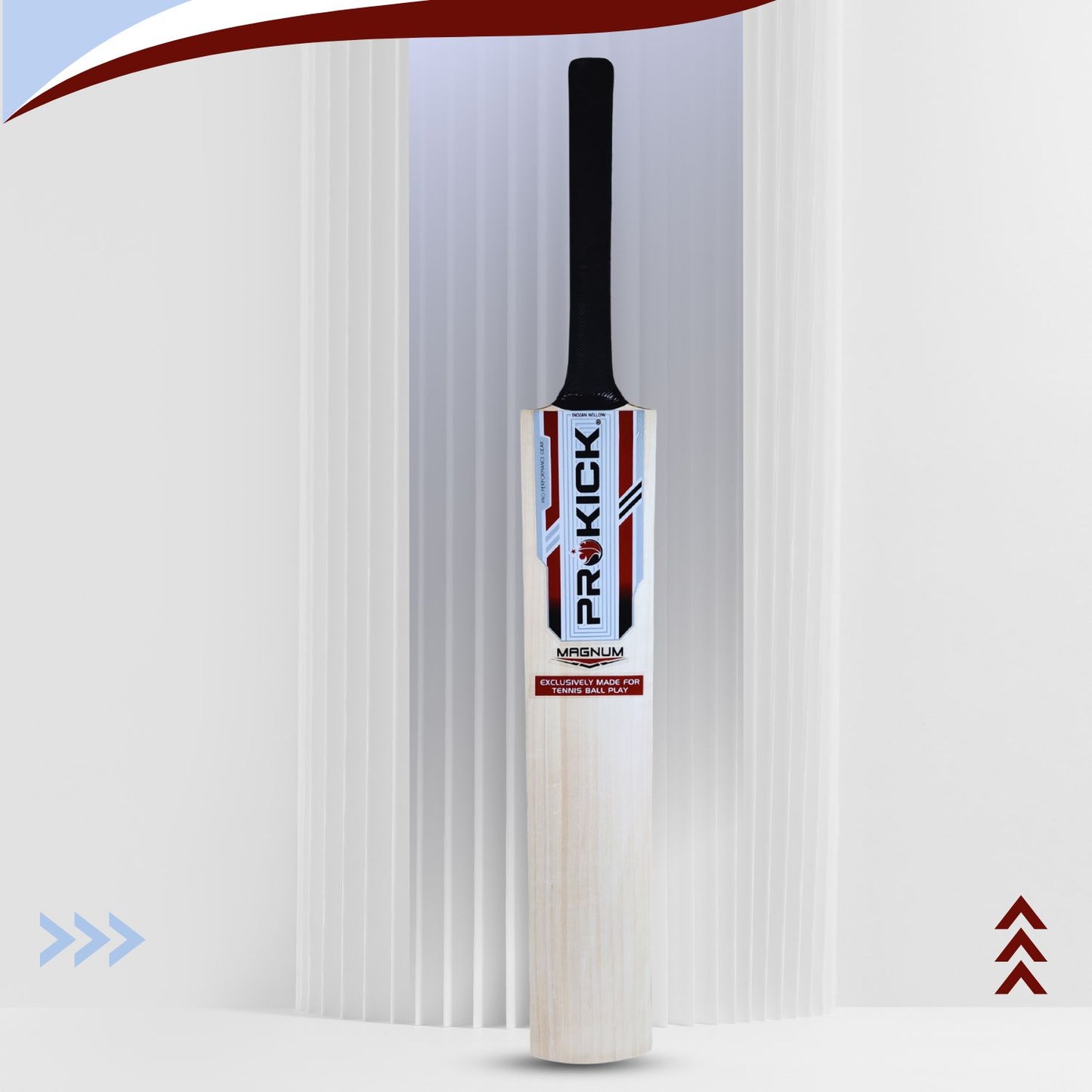 Prokick Magnum Indian Willow Cricket Tennis Ball Bat - Best Price online Prokicksports.com