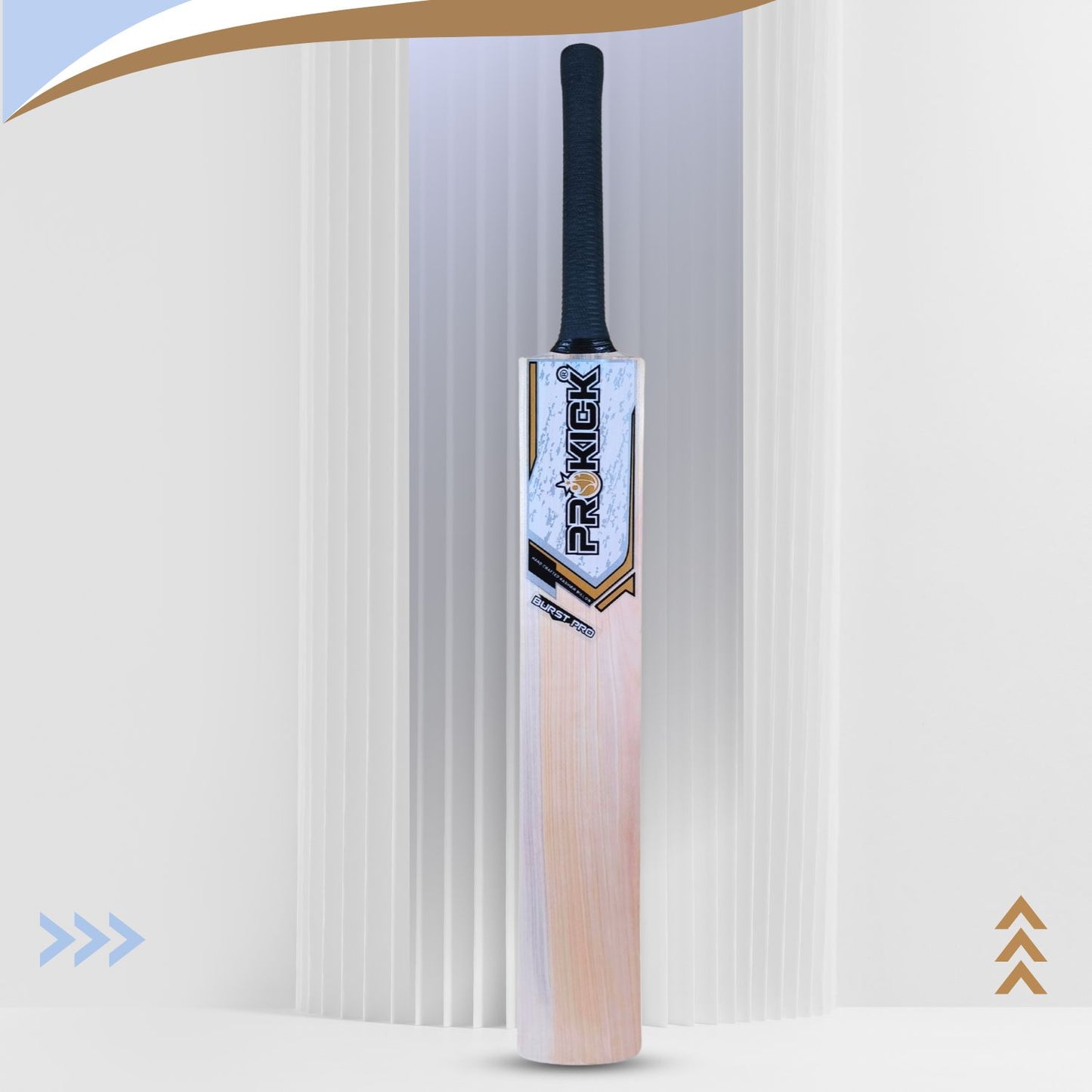 Prokick Burst Pro Double Blade Kashmir Willow Scoop Tennis Ball Bat - Best Price online Prokicksports.com
