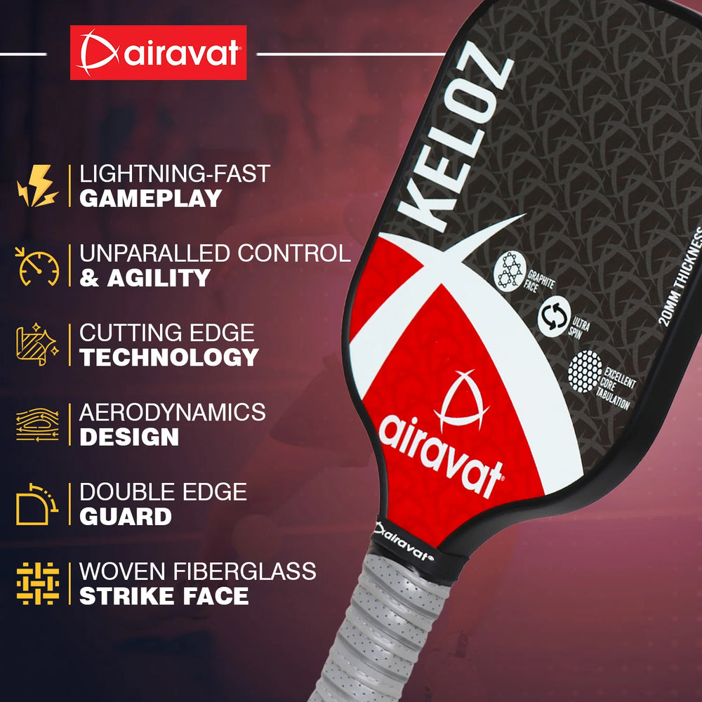 Airavat Keloz 7402 Pickleball Paddle - Best Price online Prokicksports.com
